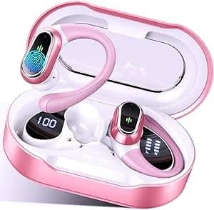 Wireless Earbuds 2026,Bluetooth 5.4 Headphones Sport, 50Hrs HiFi Stereo Deep Bass Over-Ear… product image