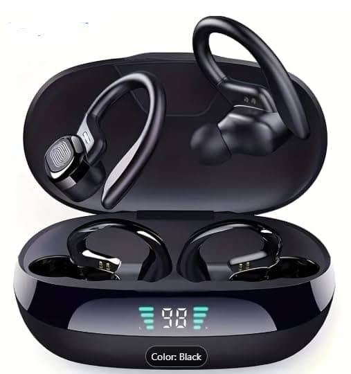 Wireless Earbuds, Bluetooth Headphones with Noise Canceling Mic, 50H Stereo Dual LED Display… product image