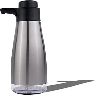 AIKE 450ml Soap Dispenser Manual Pump, Stainless Steel Washing up Liquid Dispenser for Kitchen… product image