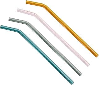 Villeroy & Boch Artesano Hot & Cold Beverages Glass Straw Set, Set of 4, 23 cm, Borosilicate… product image