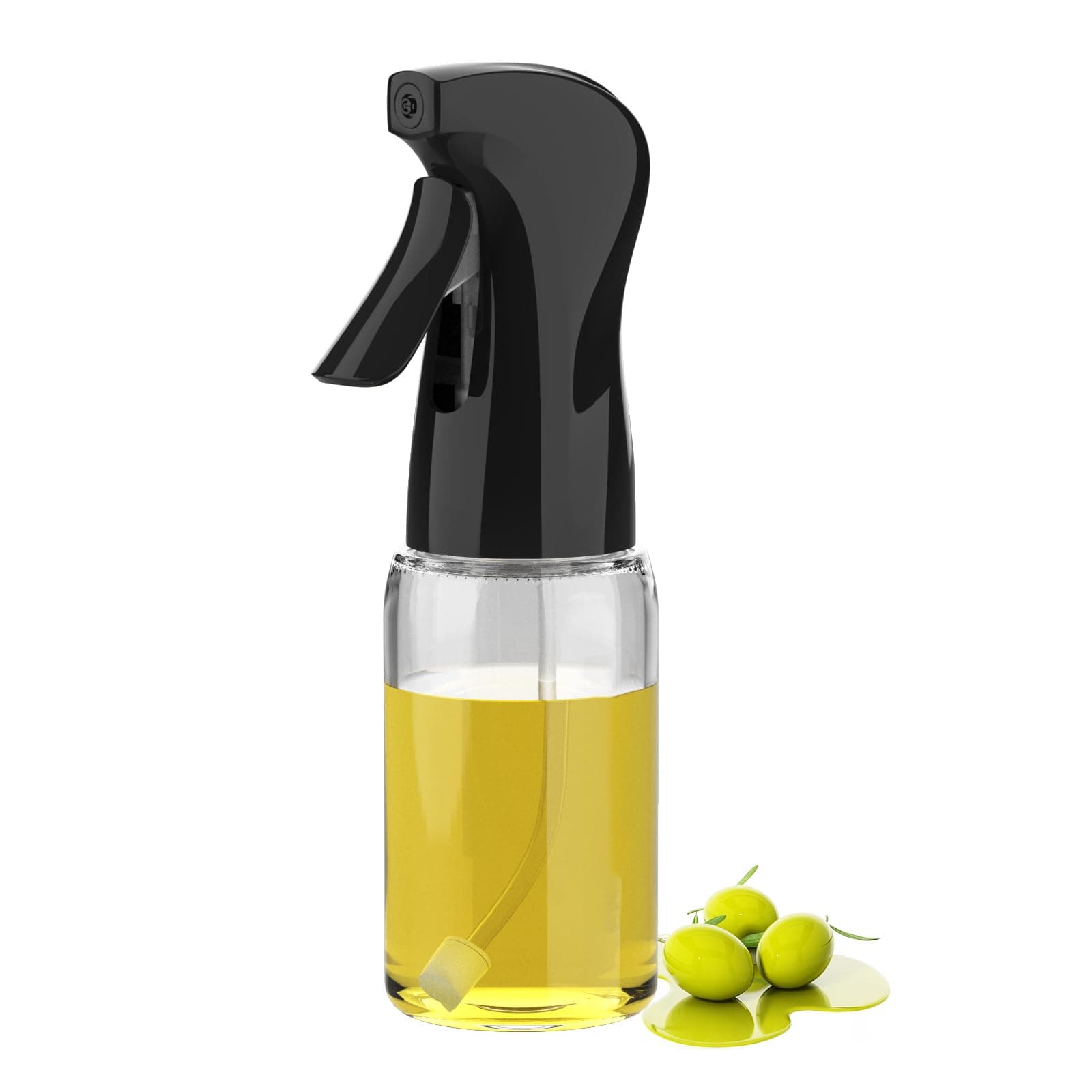 GRIFEMA Oil Bottle Controlled Jet 200ml Glass - Drip Dispenser for Oil and Vinegar, Portion… product image