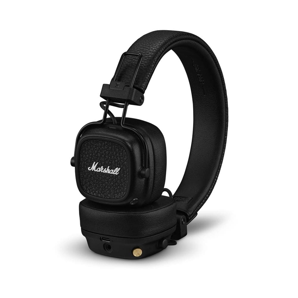 Major V Bluetooth Headphones - Foldable Wireless Headphones Bluetooth with 100+ Hours of Playtime - Black product image