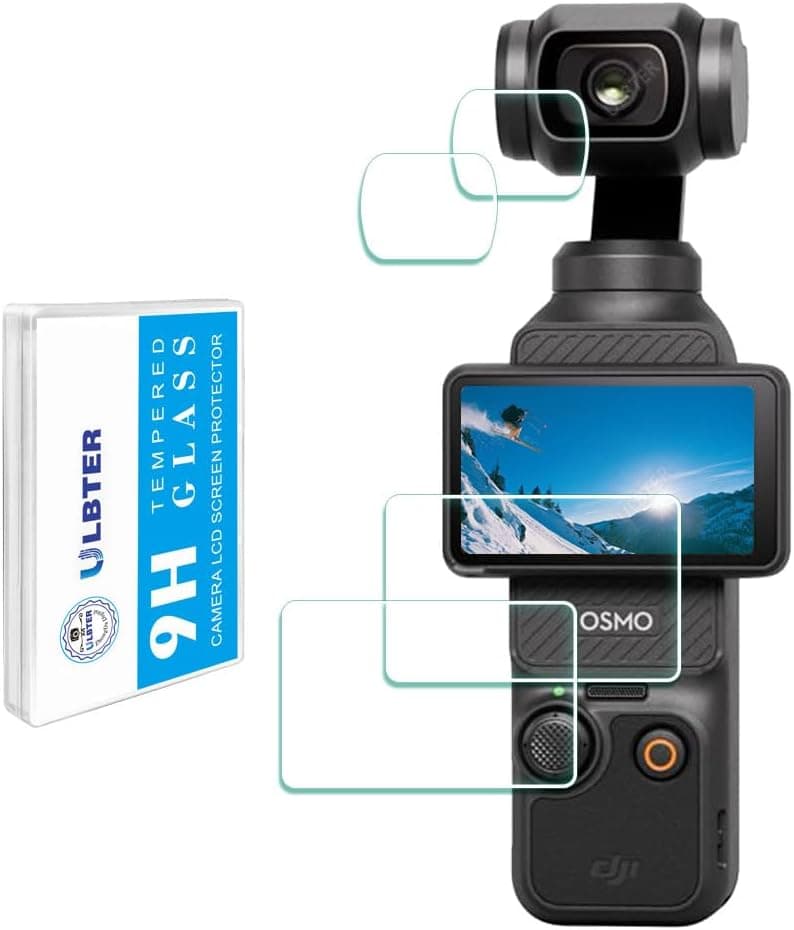 Lens + Screen Protector for DJI Osmo Pocket 4 / Pocket 3 [2+2Pack] product image