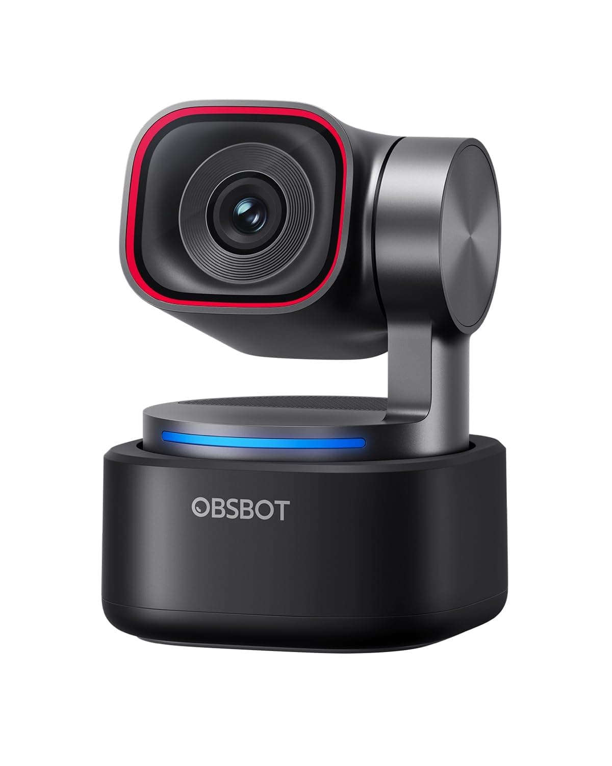 OBSBOT Tiny 3 AI-Powered Spatial Audio 4K Webcam, AI Tracking PTZ Camera with 1/1.28" Sensor, Tri-Mic, Voice & Gesture Control, 120FPS, HDR, Web Cam for PC, Laptop, Streaming, Meeting, Switch 2, etc. product image