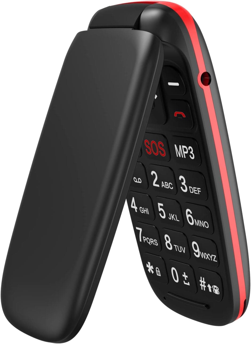 USHINING GSM telefon komórkowy dla seniorów z klapką bez umowy, duże przyciski, telefon… product image