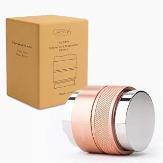 Crema Coffee Products | 45.5mm Coffee Distributor/Leveler & Hand Tamper | Fits 46mm… product image