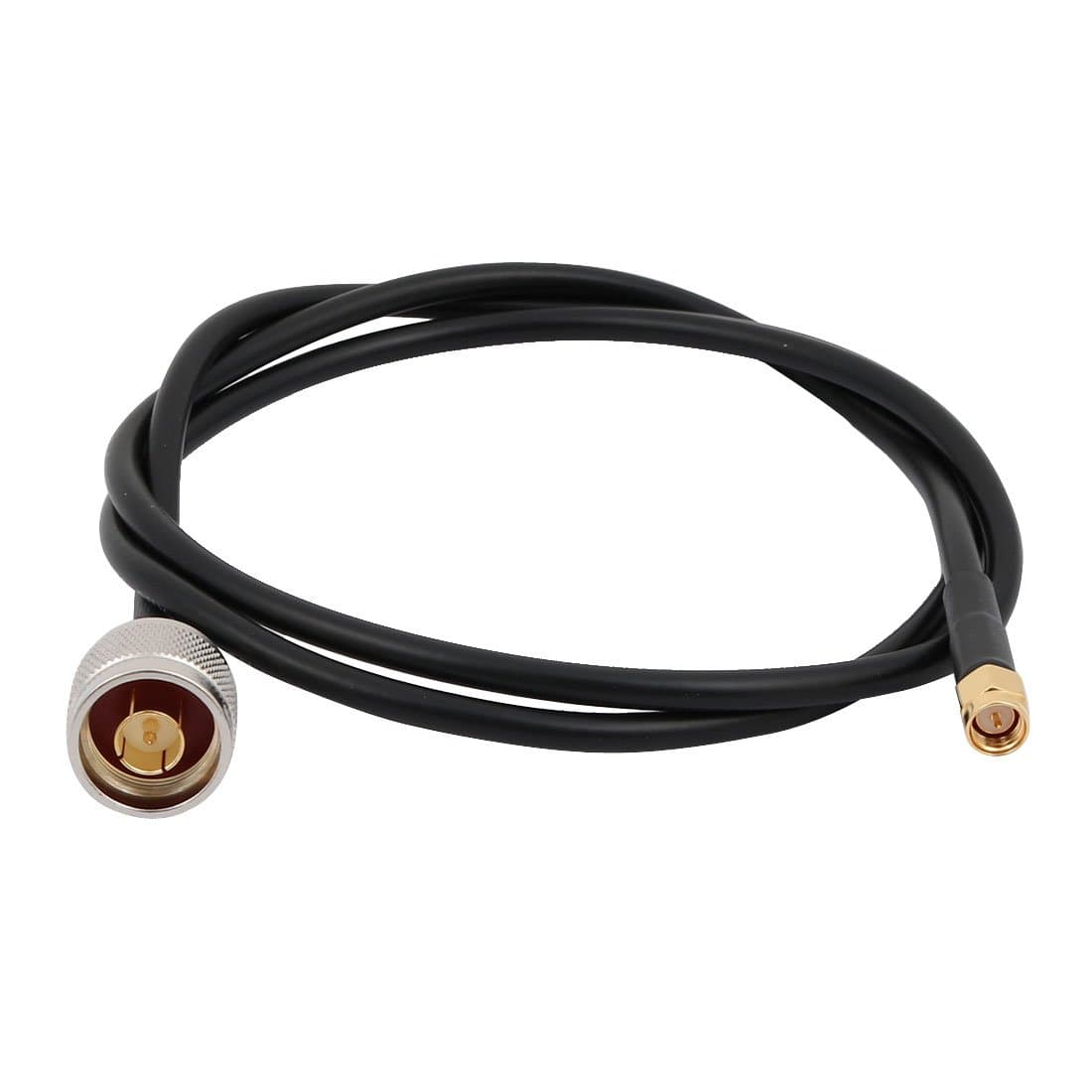 sourcing map SMA Stecker auf N-Typ Stecker M/M Anschluss Koaxial Kabel 3.3Ft 1Meter product image