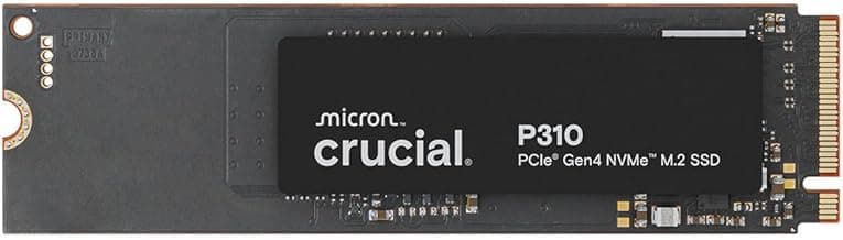 Crucial P310 SSD 1TB M.2 2280 PCIe Gen4 NVMe, bis 7.100 MB/s, für Laptop, Desktop PC &… product image