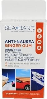 Anti-Nausea Ginger Gum (24 Pieces) by Sea-Band product image