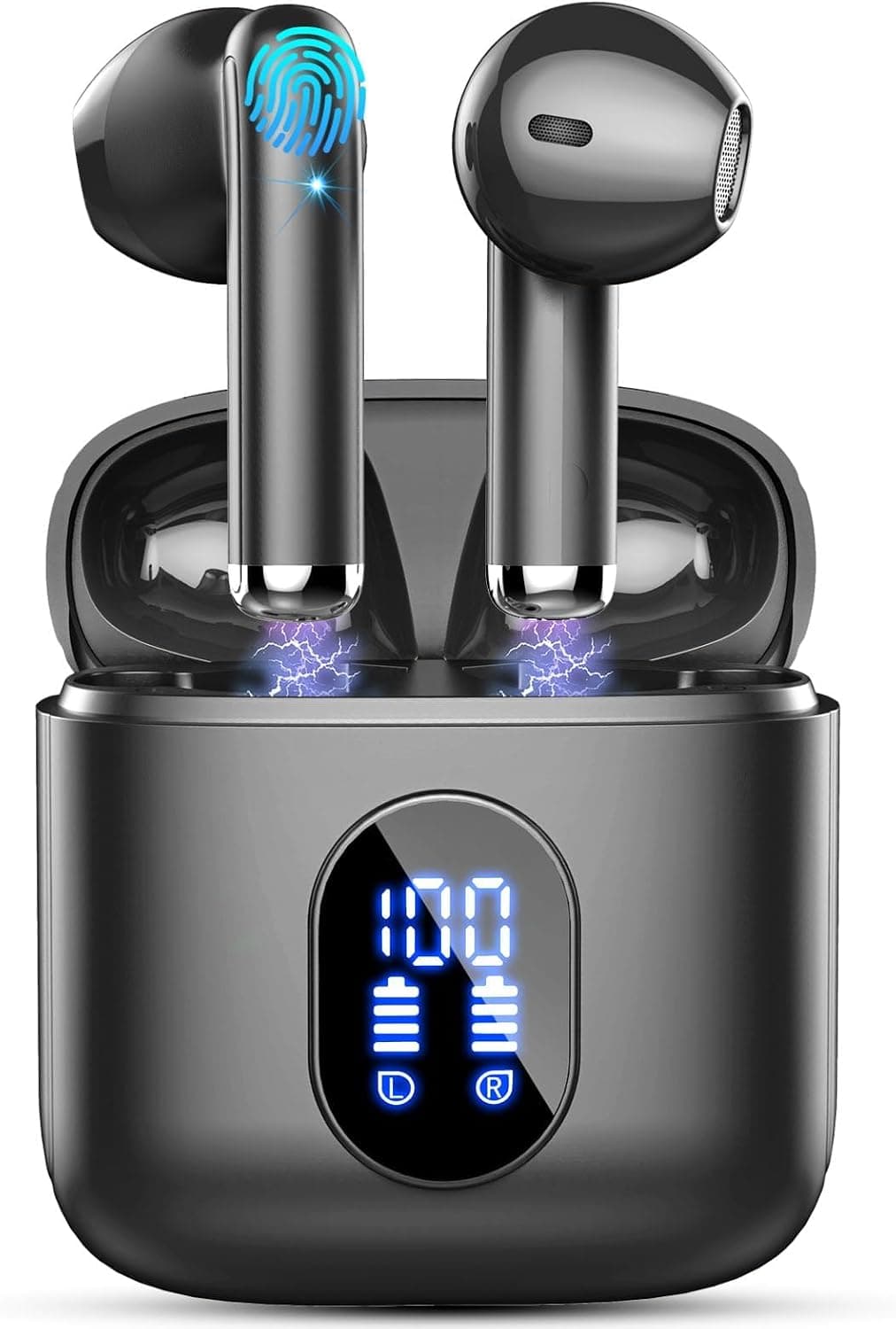 Wireless Earbuds, Bluetooth 5.4 Headphones New Mini Wireless Headphones with Deep Bass, 2026… product image