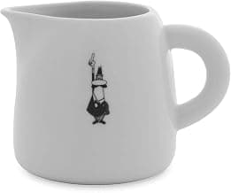 Milk jug in White Porcelain with a Simple and Delicate Logo to Make Your Coffee 160 ml product image