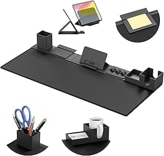 KDD Desk Pad Mat Set, 6 in 1 Mouse Mat with Magnetic Desktop Storage Accessories DIY Feature… product image