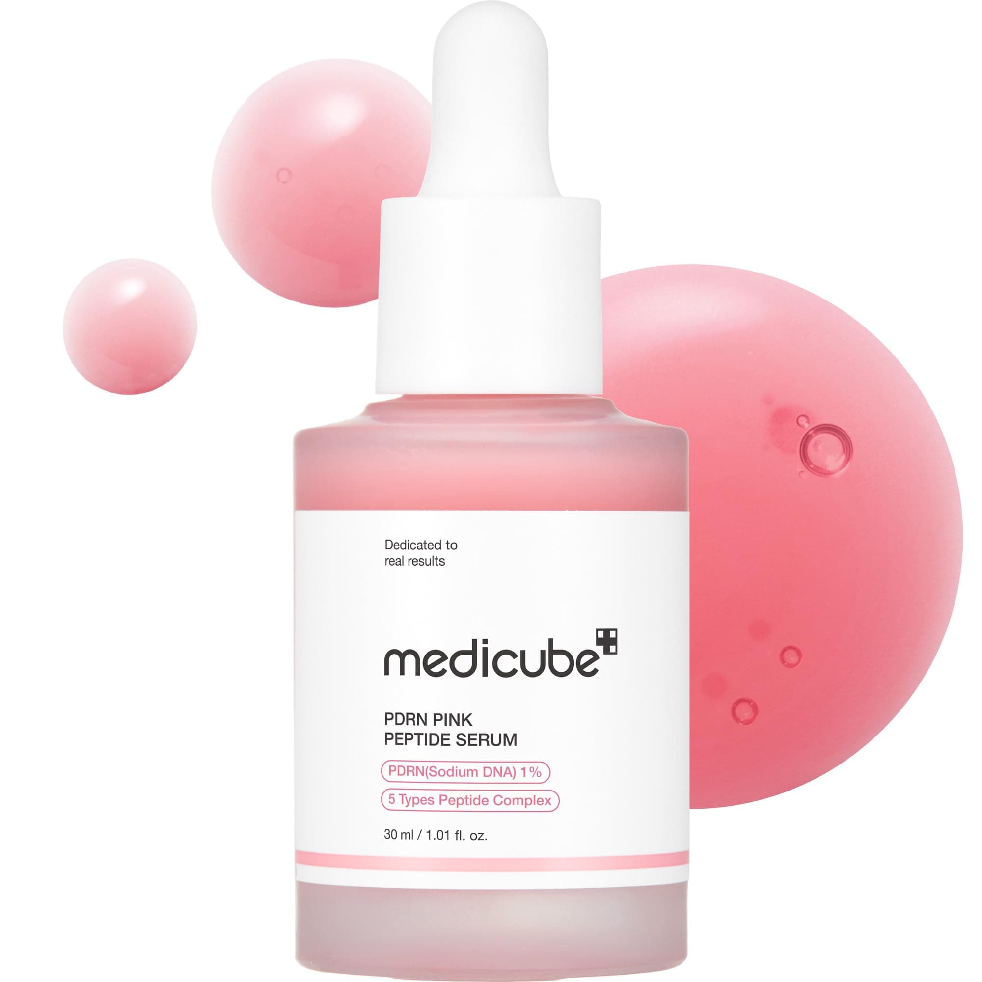 medicube Salmon DNA PDRN Pink Peptide Serum. Pink glow serum. Peptide. Niacinamide. Hydrating… product image