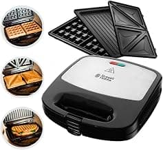 Russell Hobbs Multifunktionsgerät 3-in-1 [Sandwichmaker, Waffeleisen, Kontaktgrill] Fiesta… product image