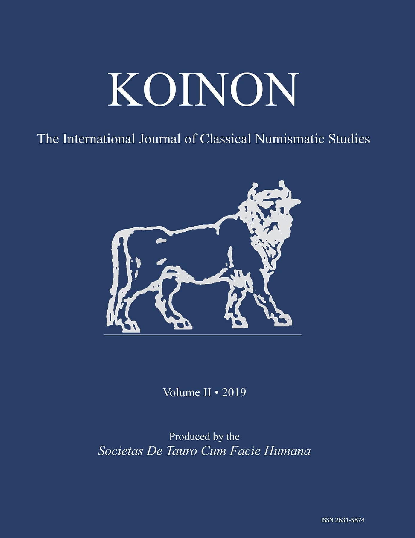 Koinon II, 2019: The International Journal of Classical Numismatic Studies (Koinon: the… product image