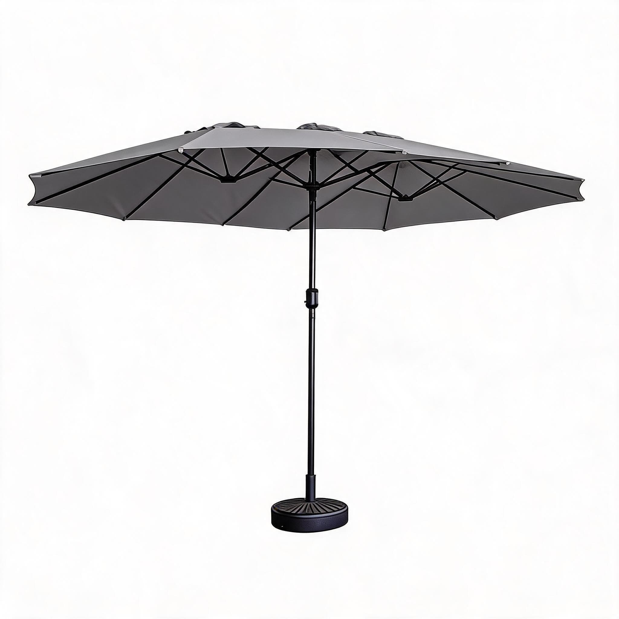Double-Sided Garden Parasol, Extra Large Outdoor Patio Umbrella with 12 Steel Ribs, UV… product image