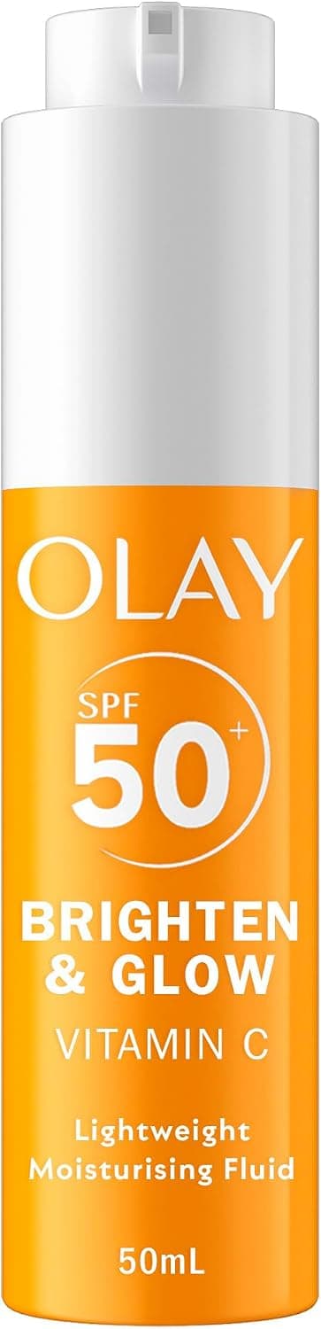 Olay Vitamin C Brighten & Glow 3in1 Fluid SPF50+, 50ml | Hydrating Skincare Moisturiser and… product image