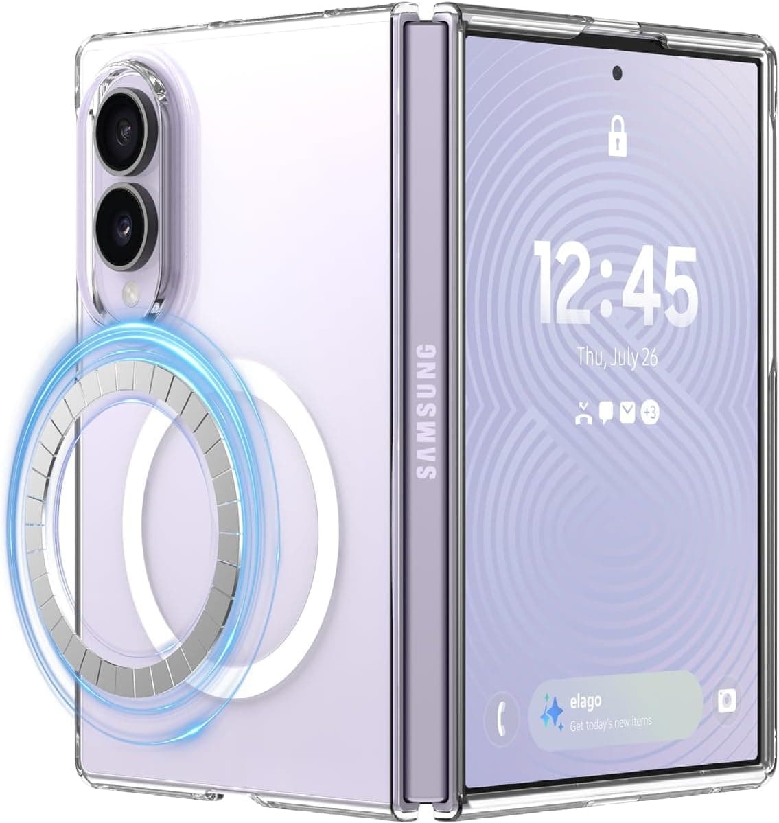 elago Transparent Magnetic Hybrid Case for Samsung Galaxy Z Fold 8 product image
