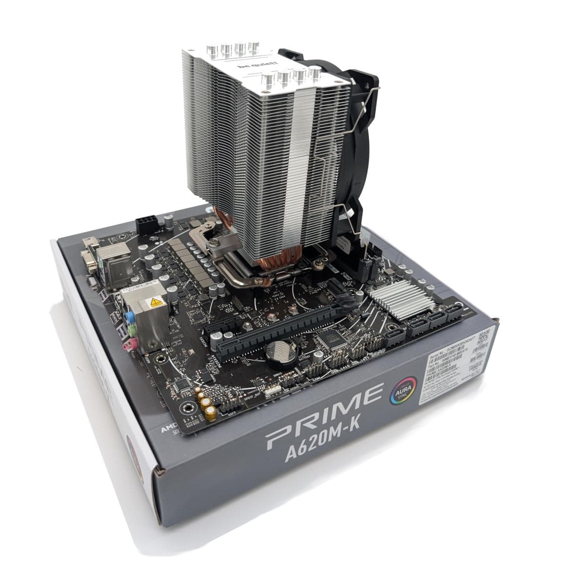 Ryzen 7 9700X 3.8Ghz (Turbo 5.5Ghz) 8 Core 16 Thread CPU, PRIME A620M-K Motherboard, BeQuiet… product image