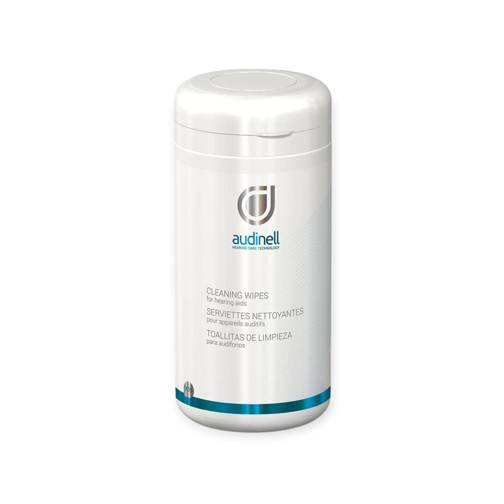 Audinell Reinigungstücher 90 Stk - Reinigungstücher für Hörgeräte Otoplastiken und Gehörschutz… product image