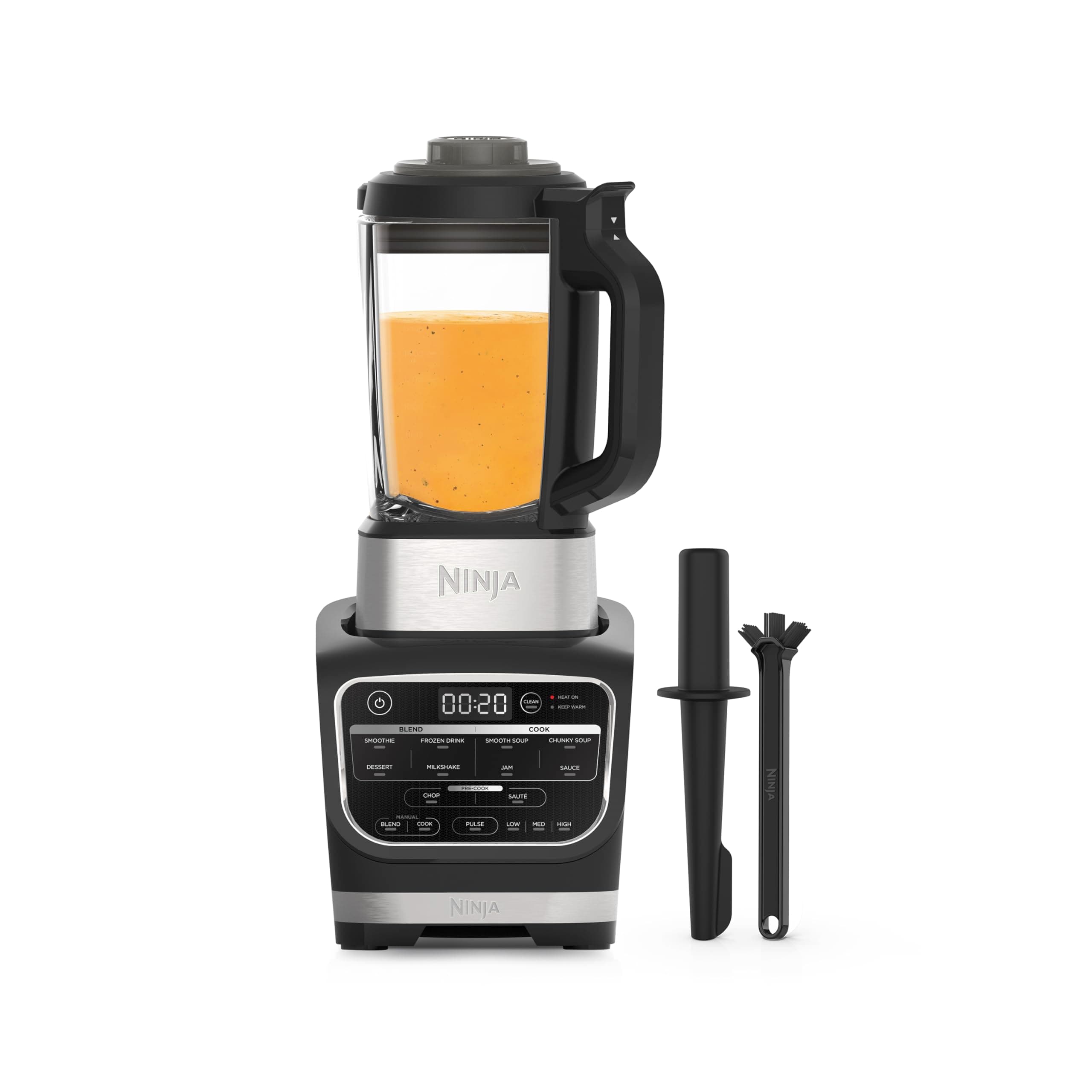 Ninja Foodi Blender & Soup Maker, 1.7L Glass Jug, Black HB150UK product image