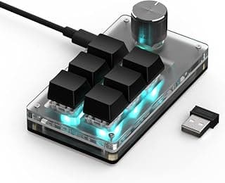 Mechanical Mini Macro Keyboard - Wireless, Programmable, Hot-Swap Gaming Keyboard with RGB… product image