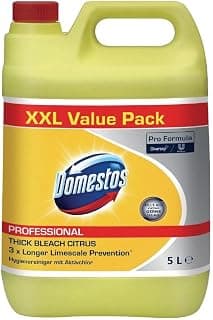 Domestos Professional Citrus Bleach, 5 Ltr | Kills germs and removes tough stains in… product image