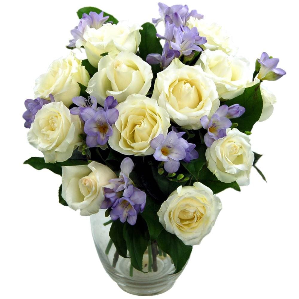 Clare Florist Breathtaking Amethyst Bouquet with Next Day Delivery - Rose and Freesia Fresh… product image