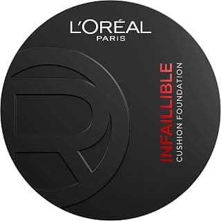 L'Oréal Paris, Infaillible Fresh Wear Cushion Foundation, 24H Hold with Breathable Liquid… product image