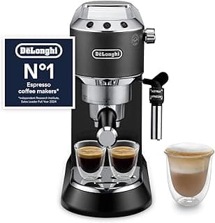 Dedica Style, Traditional Barista Pump Espresso Machine, Coffee and Cappuccino Maker, EC685BK,… product image