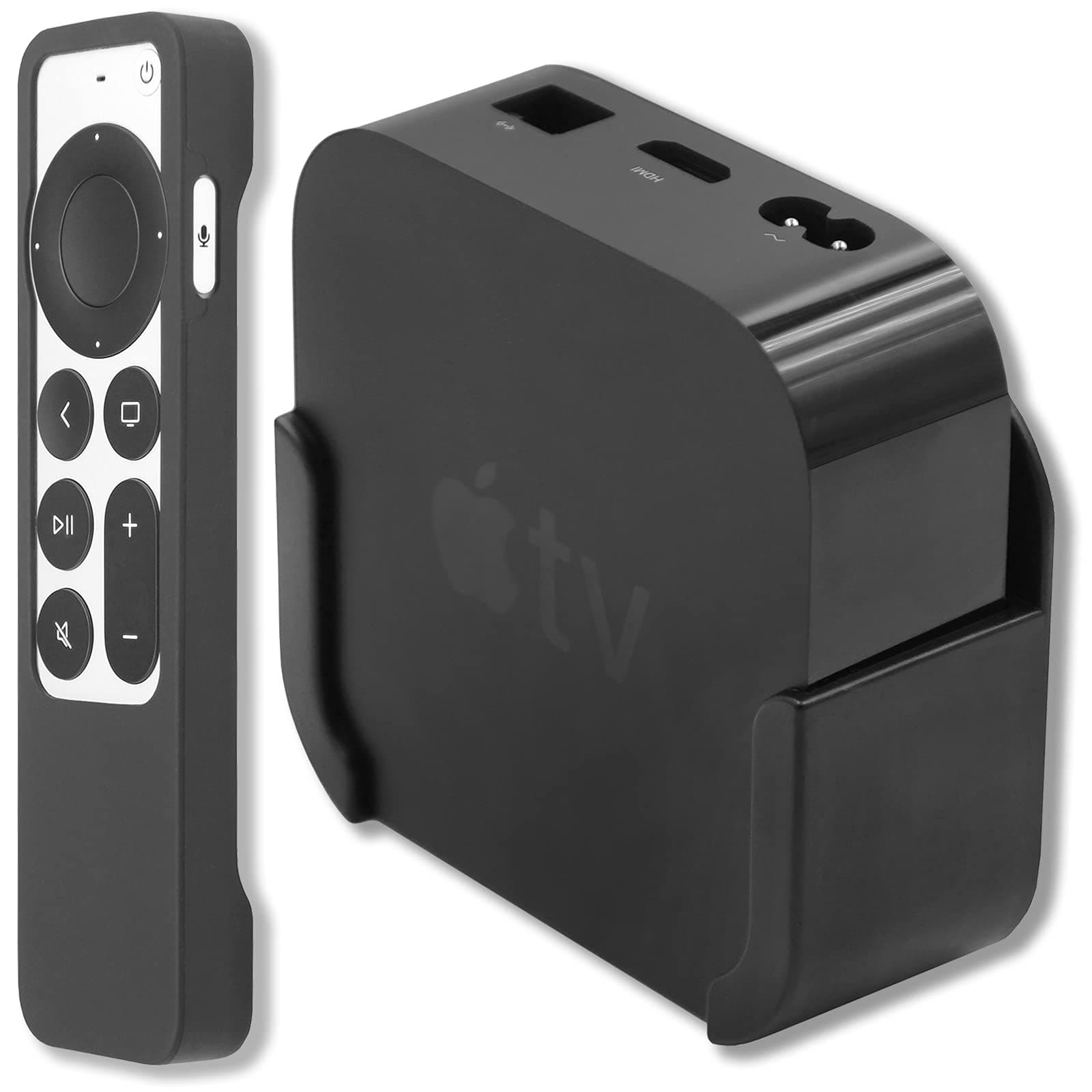 Pinowu, Supporto con staffa da parete compatibile con Apple TV 4K/HD, e custodia protettiva… product image
