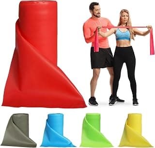 Resistance Bands Professional Bulk Rolls, Elastisches Band, Latexfrei, Stretchbänder für… product image