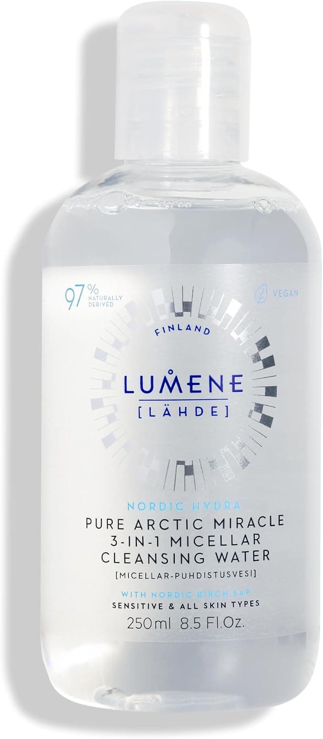 LUMENE Nordic Hydra [LAHDE] Pure Arctic Miracle 3-in-1 Micellar Cleansing Water, Vegan 250ml product image
