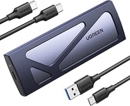 UGREEN NVMe M.2 USB 3.2 SSD Gehäuse-Adapter mit Kühlkissen 10 Gbps, M.2 NVMe Festplatten… product image