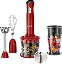 Russell Hobbs Stabmixer [3-in-1: Pürierstab/Zerkleinerer, Mixer- & Schneebesenaufsatz] Desire… product image