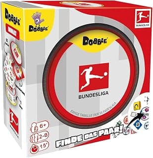 Asmodee, Dobble Bundesliga, Fast-paced Family Game, German | Fast reaction game with motifs… product image