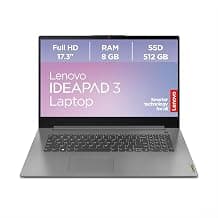 IdeaPad 3 Laptop | 17.3 Inch HD+ Display | AMD Ryzen 5 | 8GB RAM | 512GB SSD | AMD Radeon… product image