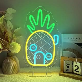 Pineapple House Neon Sign Dimmable LED Under Sea Pineapple Neon Light for Wall Decor,Ocean… product image