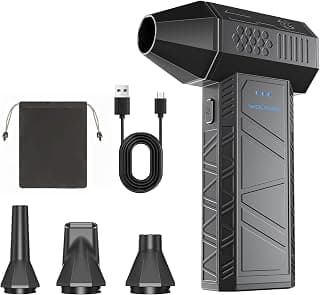 Compressed Air Duster-110,000 RPM, Super Power Cordless Air Duster, 3-Gear Adjustable Mini… product image