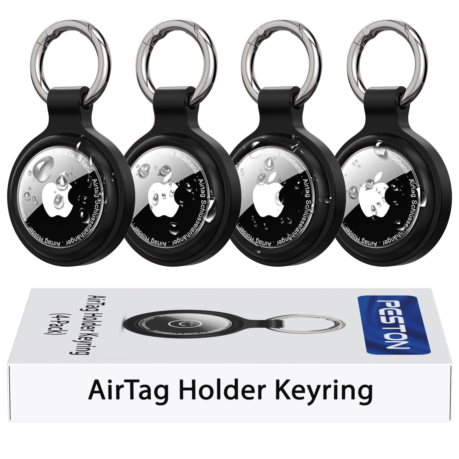 PESTON Custodia per Porta AirTag Apple - IP67 Impermeabile, Antiurto, Antigraffio con… product image