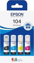 C13T00P640 ink (4) Cyan, magenta, yellow, black 65 ml bottle, ecotank 104 product image