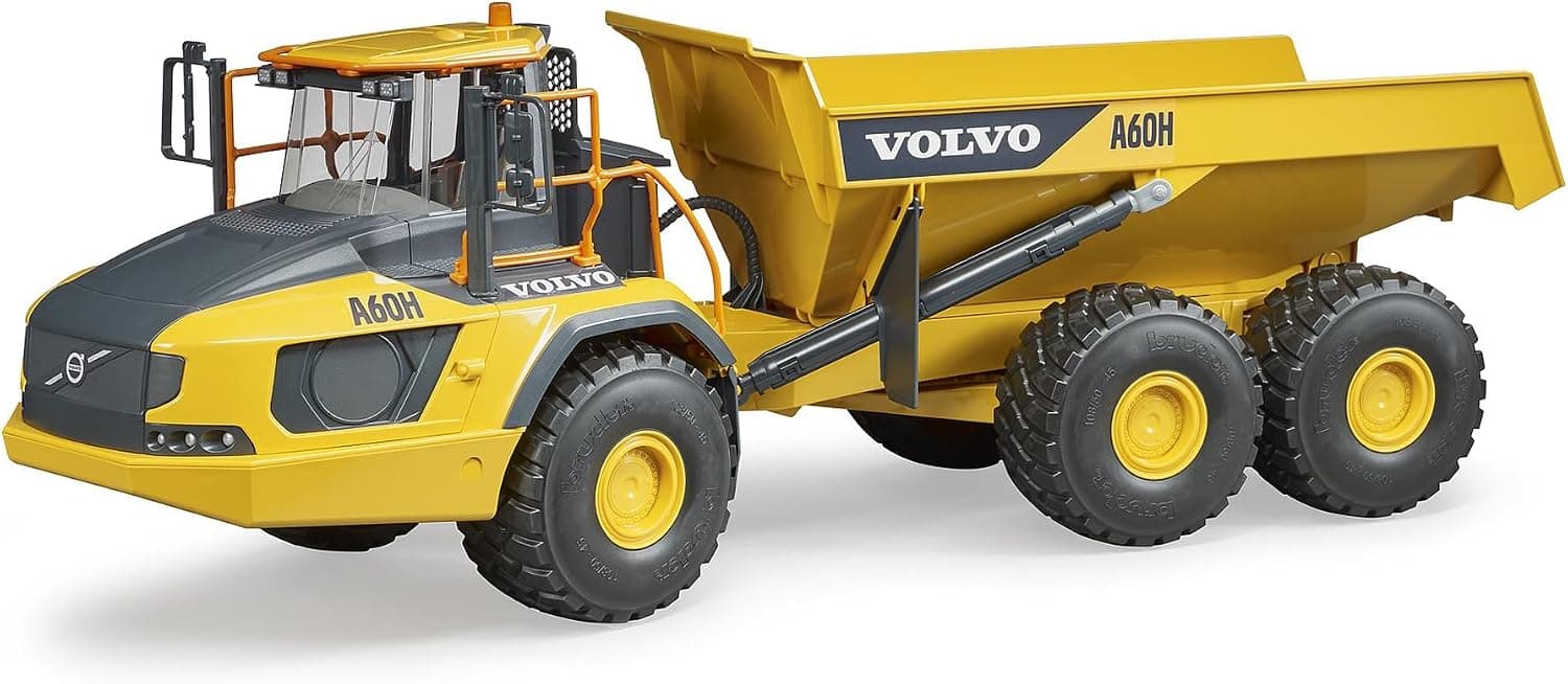 bruder 02455 - Volvo A60H Dumper - 1:16 Vehicles, Construction vehicle, Construction site,… product image