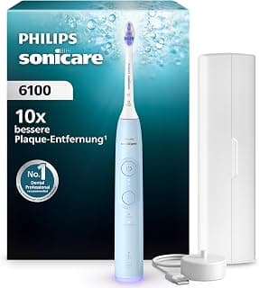 Sonicare 6100 Electric Toothbrush, Sonic Toothbrush with 2 Cleaning Modes, 3 Intensity Levels,… product image