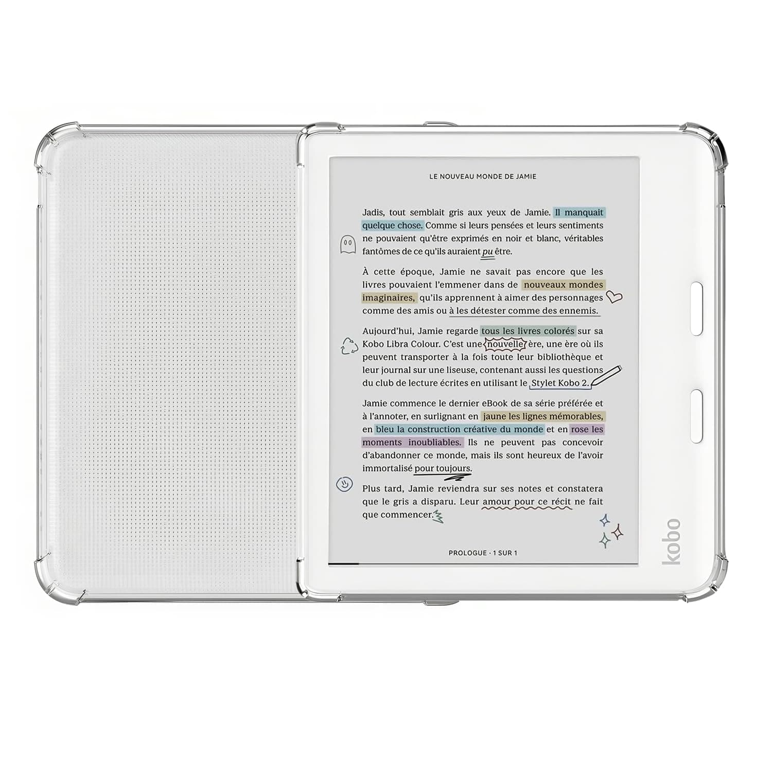 Stianiiie Hülle for Kobo Libra Colour/Kobo Libra 2 eReader Buchhülle 7" Verstärkte Ecken… product image