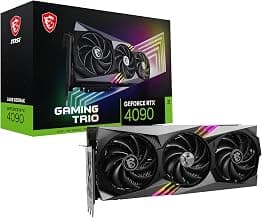 MSI RTX 4090 GAMING TRIO 24G carte graphique NVIDIA GeForce RTX 4090 24 Go GDDR6X product image