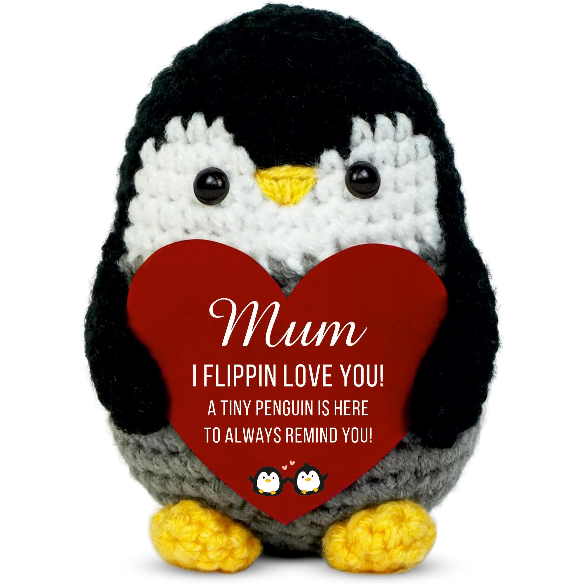 Birthday Gifts for Mum from Daughter Son, Handmade Crochet Mimi Penguin Mums Gifts for… product image
