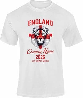 England Football Shirt Kids 2026 Coming Home St George T Shirt | Supporter match day tee for… product image