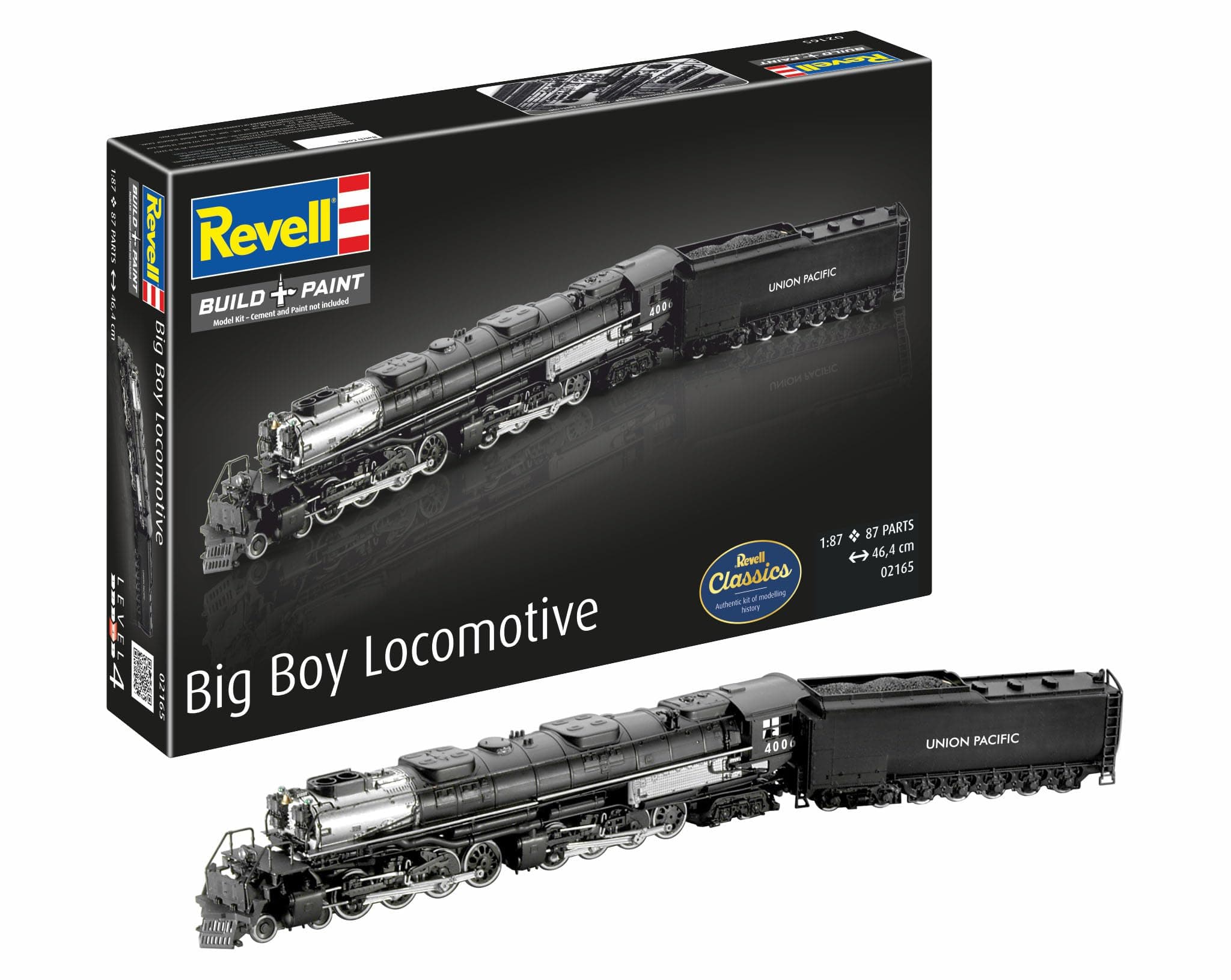 Revell Modellbausatz H0 Big Boy Lokomotive I Maßstab 1:87 I Level 4 detailgetreue Nachbildung… product image