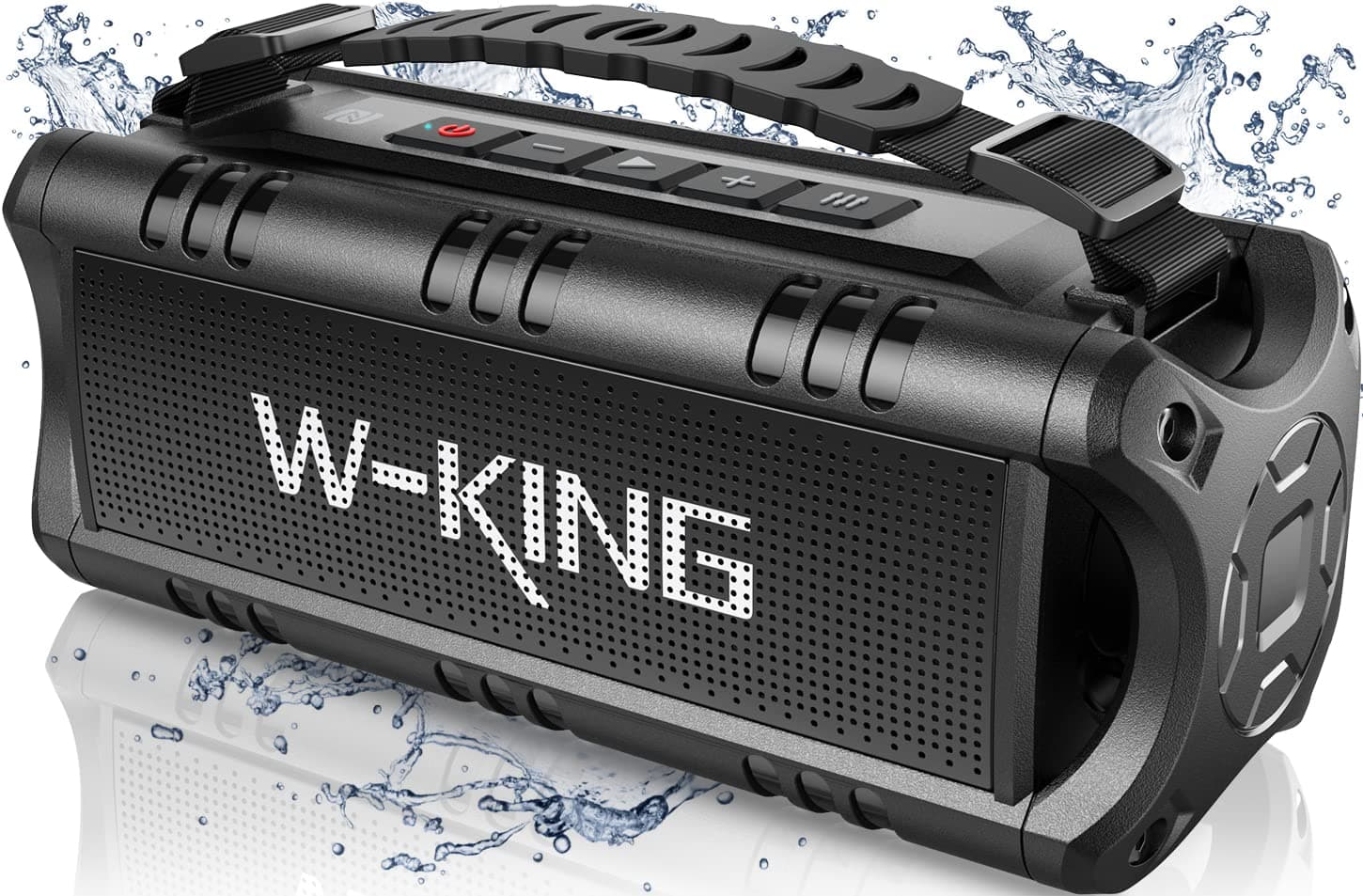 W-KING Bluetooth Speaker, 60W PEAK Portable Loud Speakers Wireless Bluetooth, IPX6 Waterproof… product image