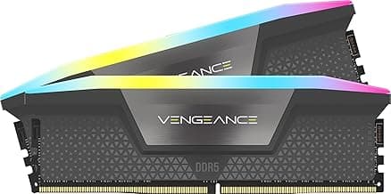 CORSAIR VENGEANCE RGB DDR5 RAM 32GB (2x16GB) Bis zu 6000MHz CL36-44-44-96 1.35V AMD EXPO Intel… product image
